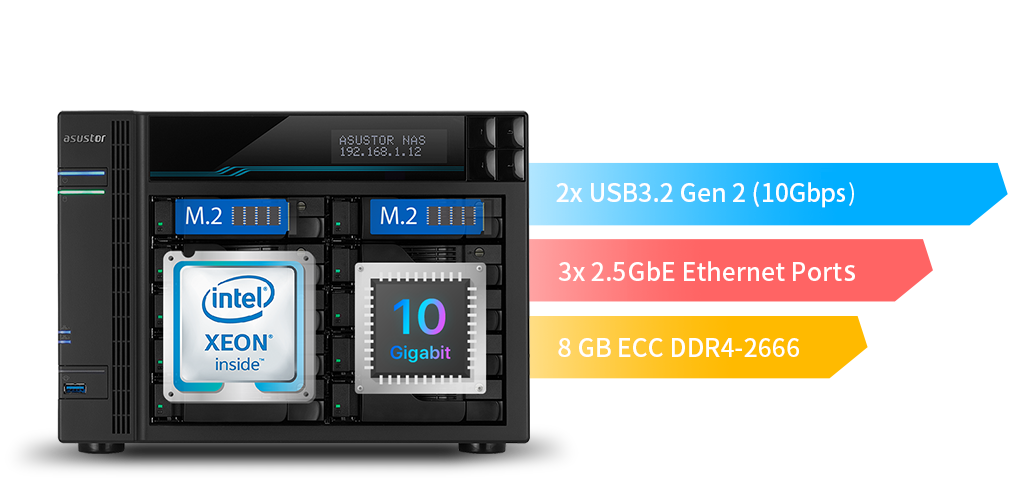 ASUSTOR LOCKERSTOR 10 Pro AS7110T