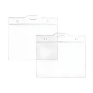271-H-Clear Plastic ID Card Holder