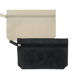 Cotton Pouch with front Zipper-PCH-008