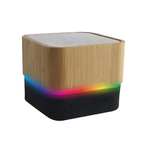 Cube Bamboo Bluetooth Speakers – MS-08