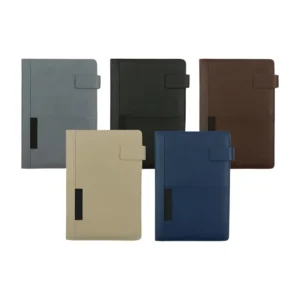 Dorniel A5 PU Notebooks with Front Pocket & Magnetic Flap-MBD-02