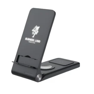 Foldable Wireless Charging Station 15W & Light-up Logo – WCP-L7