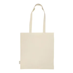 Recycled Cotton Tote Bags with Gusset, 220gsm-CSB-13-RE-NAT