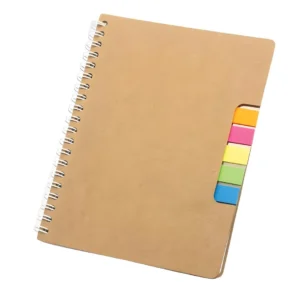 Spiral Notebook with Sticky Note and Pen-RNP-06