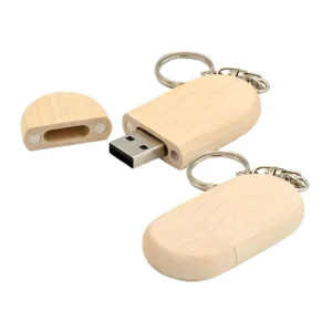 Wooden USB with Key Holder-USB-13