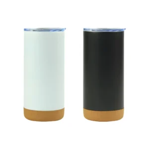 TM-010-Travel Tumbler with Cork Base 450ml Stainless Steel